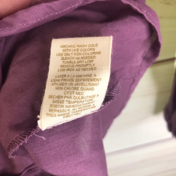 Free People Purple Long Tunic Blouse - Picture 7 of 8